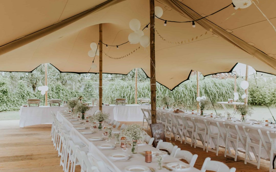 Stretchtent voor Bruiloft in Rijnsburg