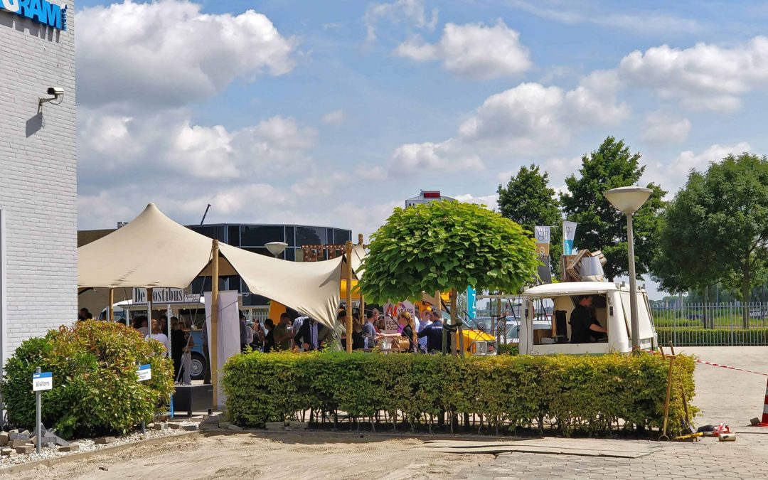 Stretchtent voor bedrijfsfeest Ingram
