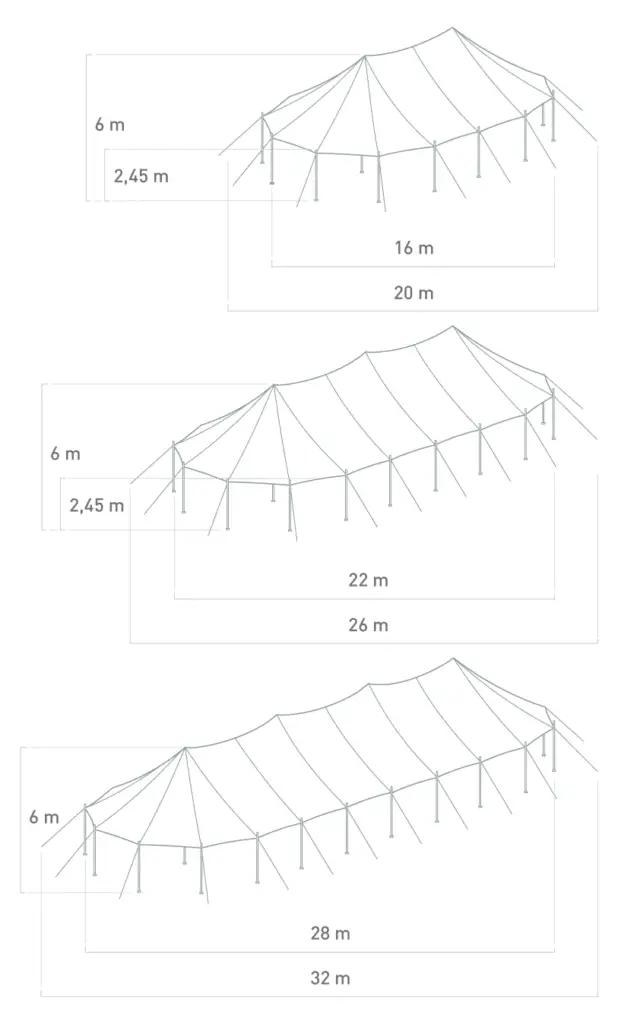 white luxury tent tentmaten - Tent4Rent Voorhout